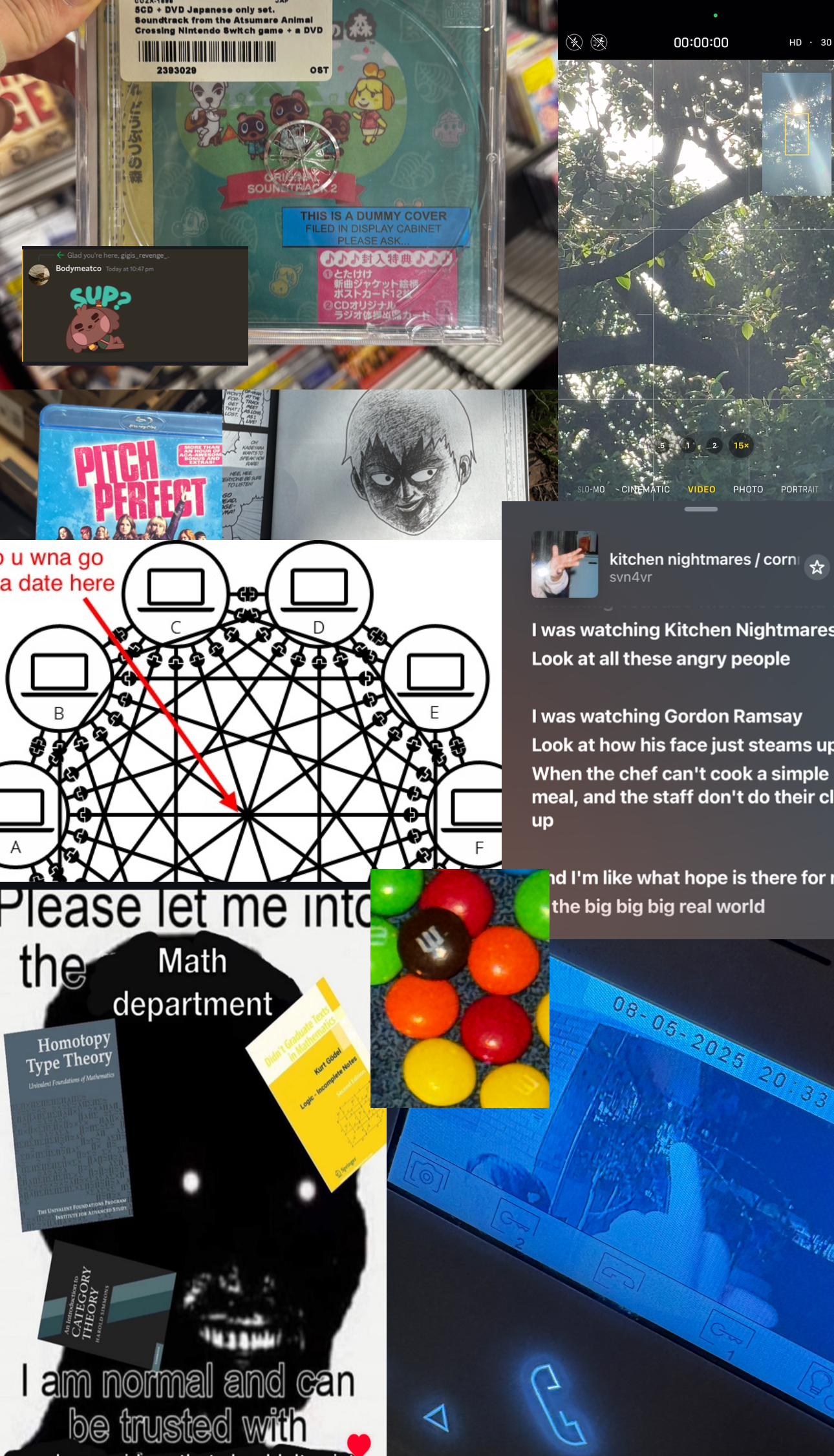 pixel affection collage